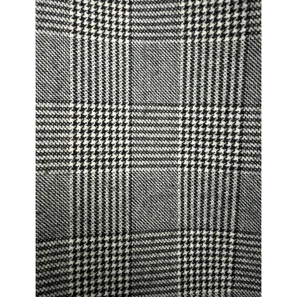 Talbots Glen Plaid Houndstooth Straight Skirt Wool Blend Lined Size 6 - Picture 3 of 7